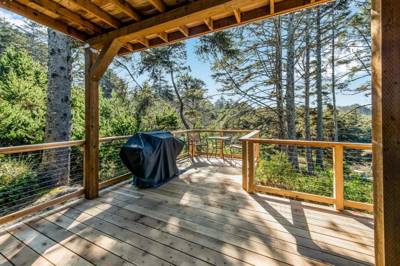 Yaquina Lighthouse View Beach Home Newport Bagian luar foto